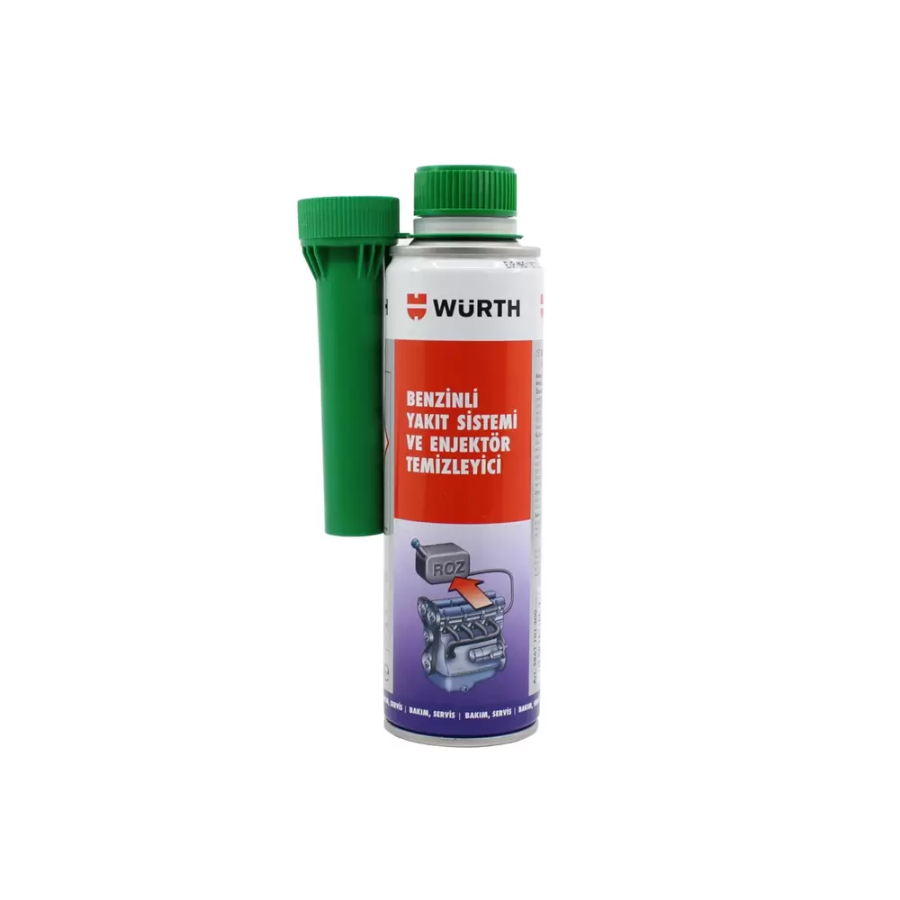 Würth - Benzinli Yakıt Sistemi ve Enjektör Temizleyici - 300 ml