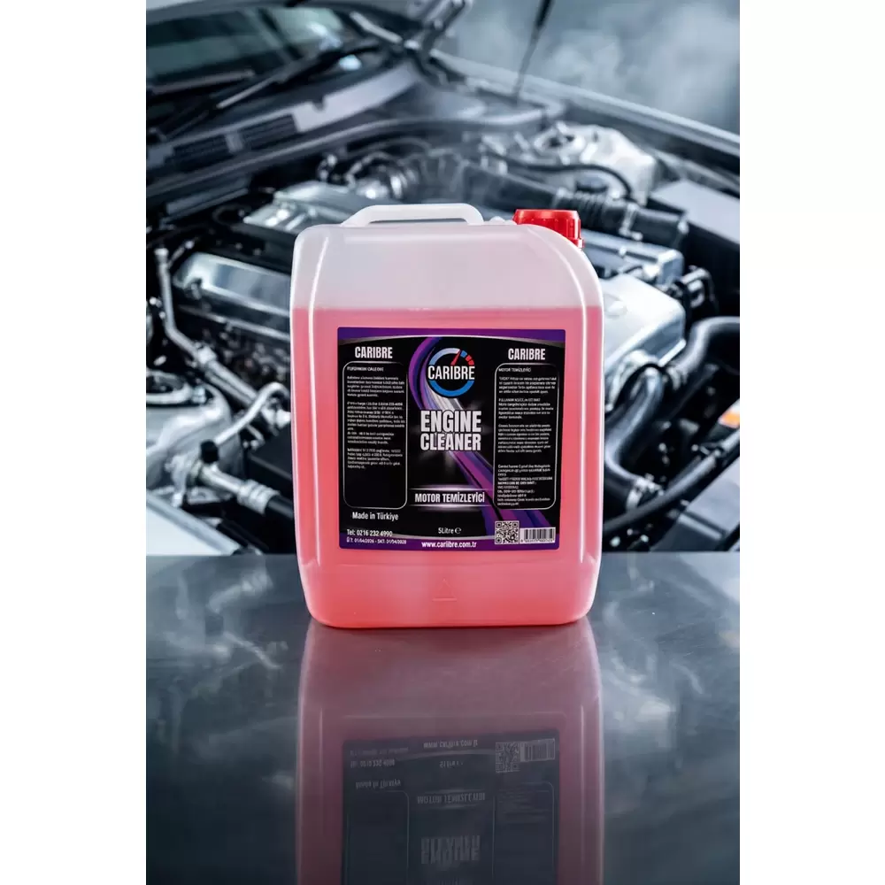 CARİBRE - Motor Temizleyici - 5 lt - Motor bakımı - Yağ ve kirleri çözerek motoru temizler