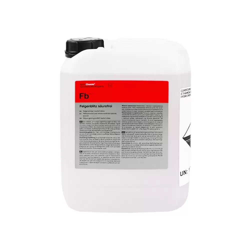 Koch Chemie FB Felgenblitz Saurefrei 11 kg Profesyonel Asitsiz Jant Temizleyici ve Demir Tozu Çözücü