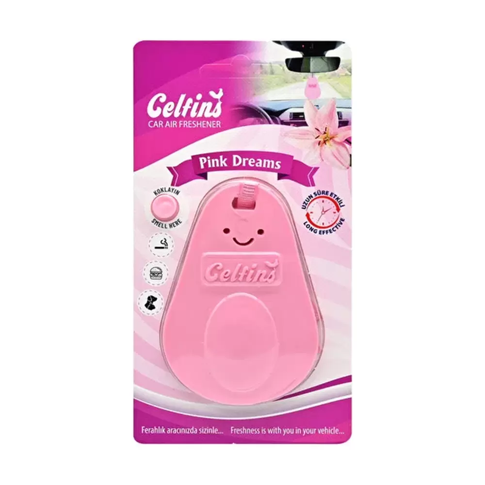 Caribre - Celfins Card Koku Pink Dreams - Standart - Araç içi koku