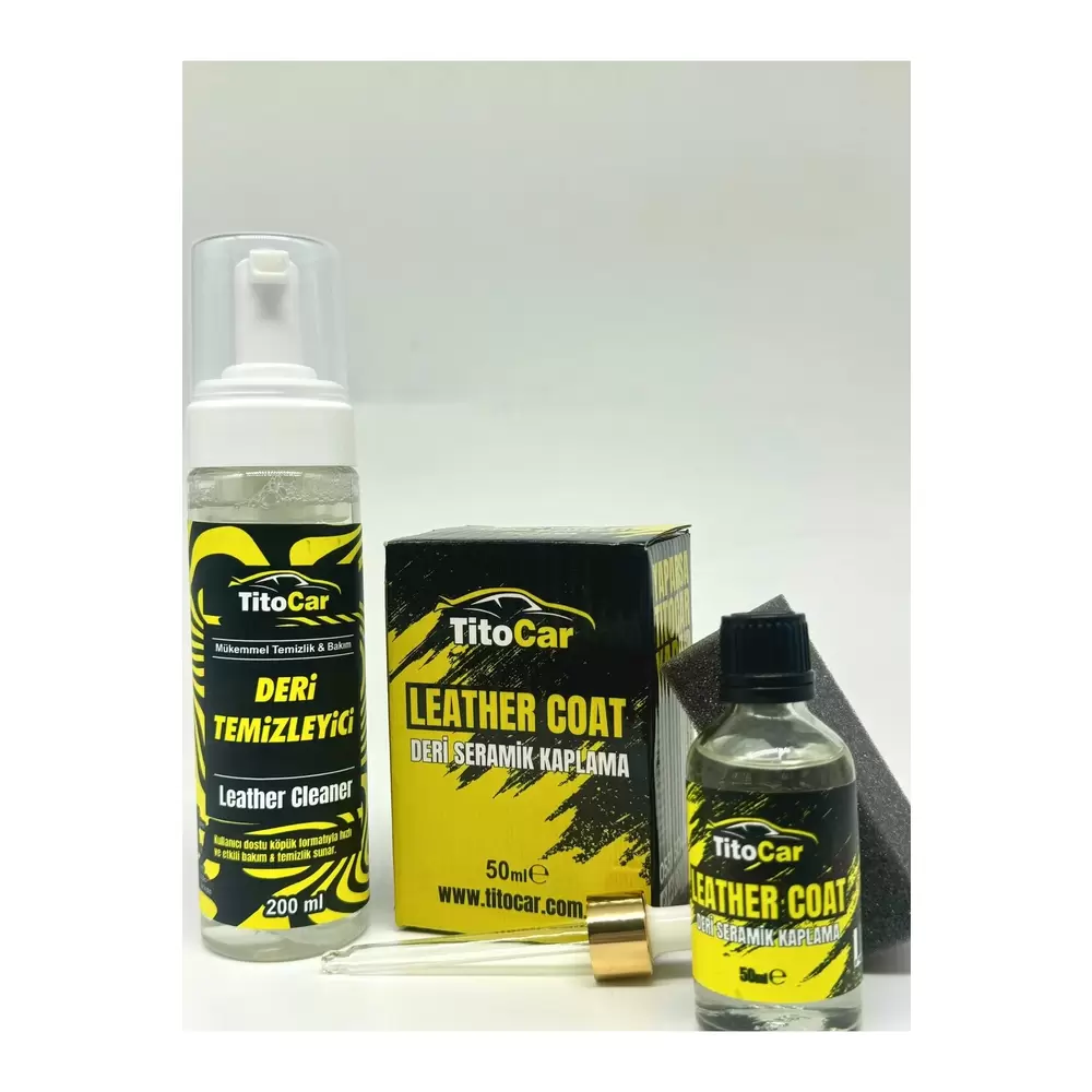 Caribre - Leather Cleaner + Leather Coat Set - 200 ml + 50 ml