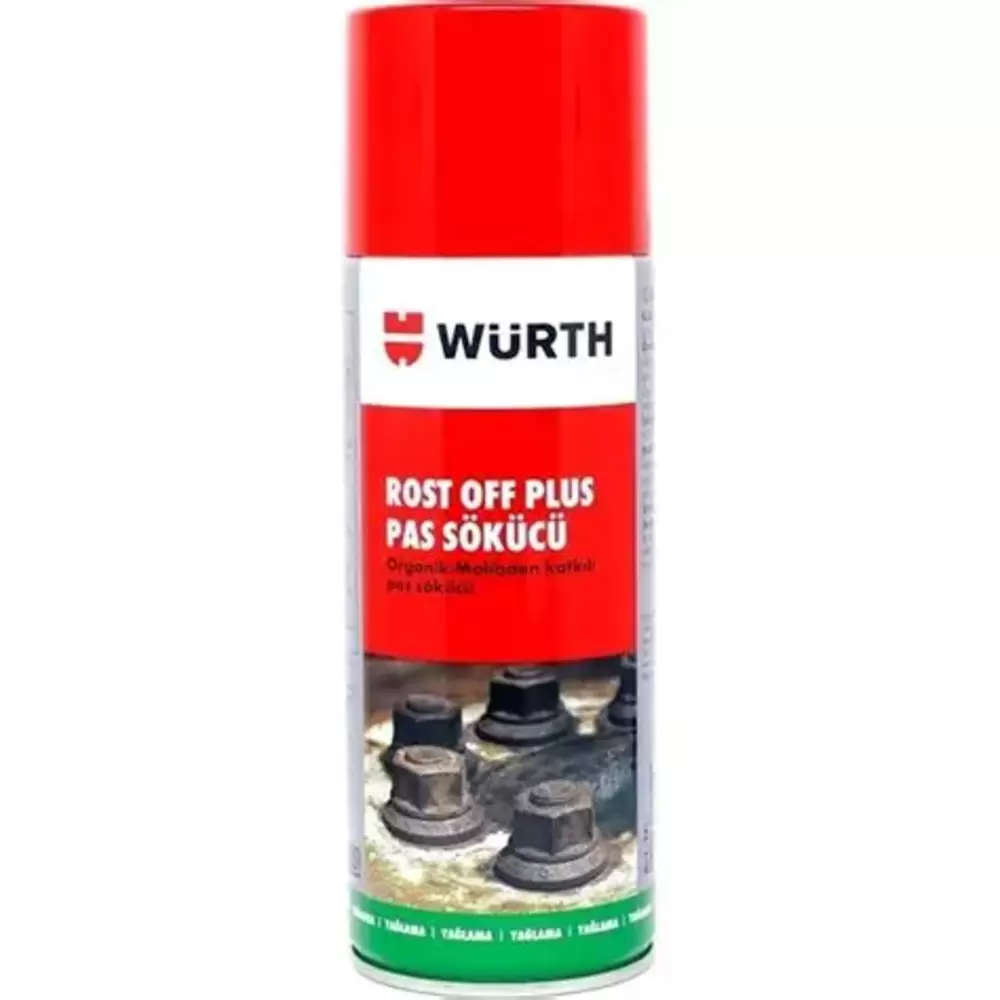 Würth - Rost Off Plus Pas Sökücü - 400 ml - Pas sökme - Metal yüzeylerdeki pası çözer ve gevşetir