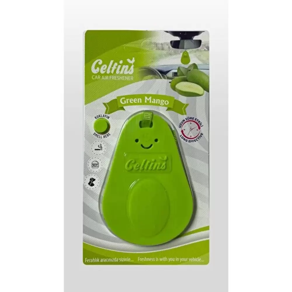 Caribre - Celfins Card Koku Green Mango - Standart - Araç içi koku