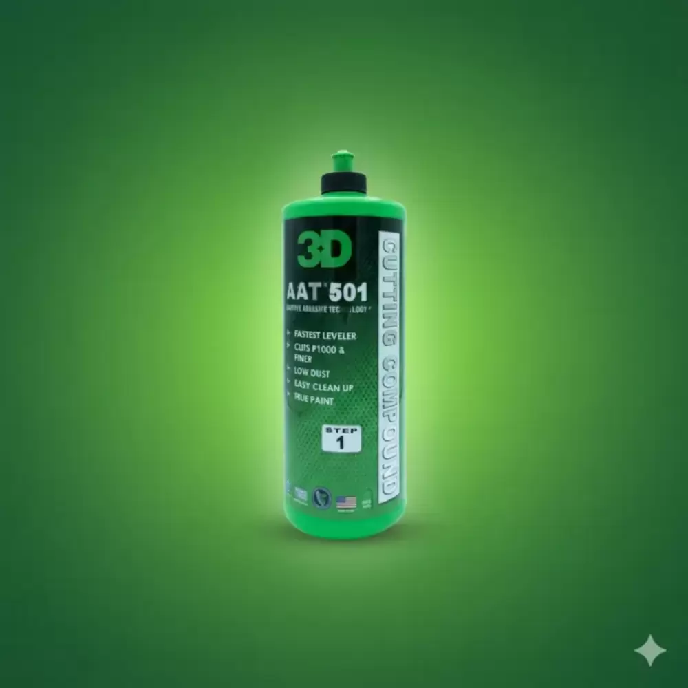 3D AAT 501 Rubbing Compound İnce Pasta 1LT