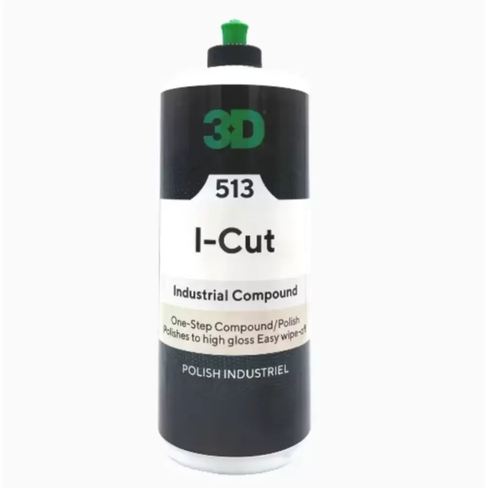 3D - 513 I-CUT Tek Adım Pasta - 1 lt - Pasta cila uygulama - Tek aşamada kesim ve parlaklık sağlar