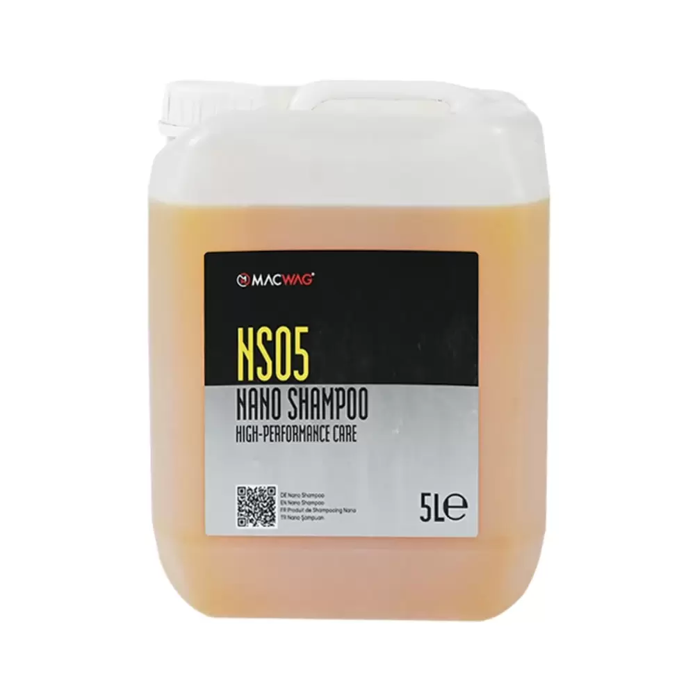 MacWag NS05 Nano Shampoo 5 lt Yüksek Parlaklık ve Koruma Etkili Nano Şampuan