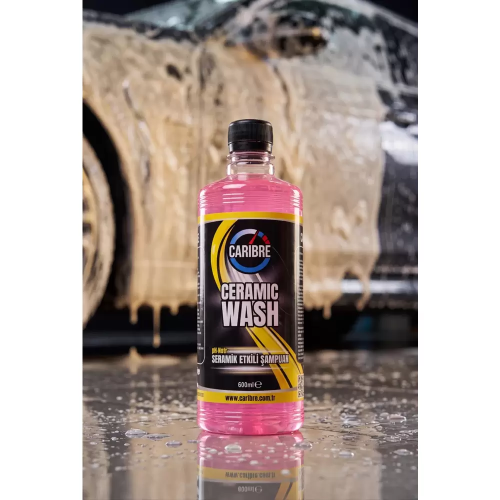 CARİBRE - pH Nötr Seramik Etkili Şampuan - 600 ml - Araç yıkama