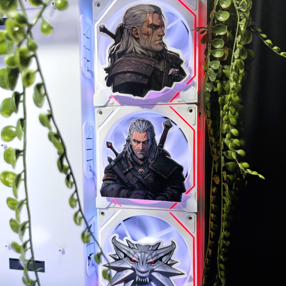 Witcher Üçlü Set 120x120 mm Mıknatıslı Fan Kapağı | caseybox