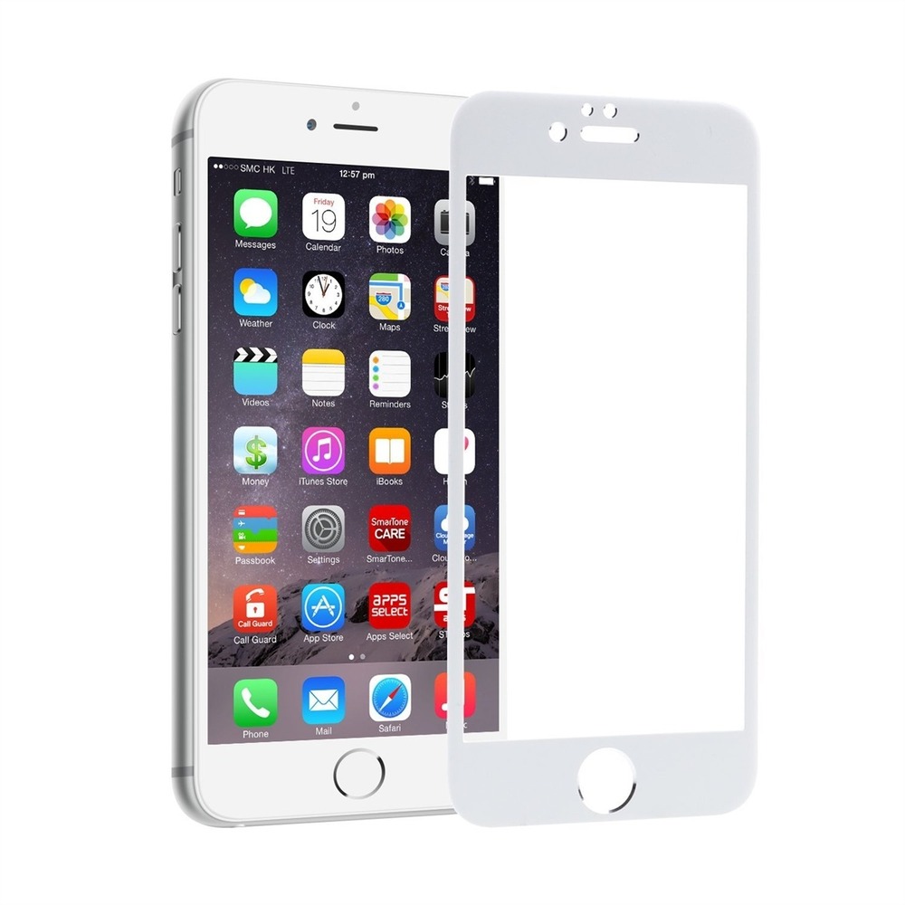 iPhone 6 6S Tam Kaplayan Full Cam Ekran Koruyucu - Kavisli ve Temperli - Darbe Çizik ve Şok Koruma