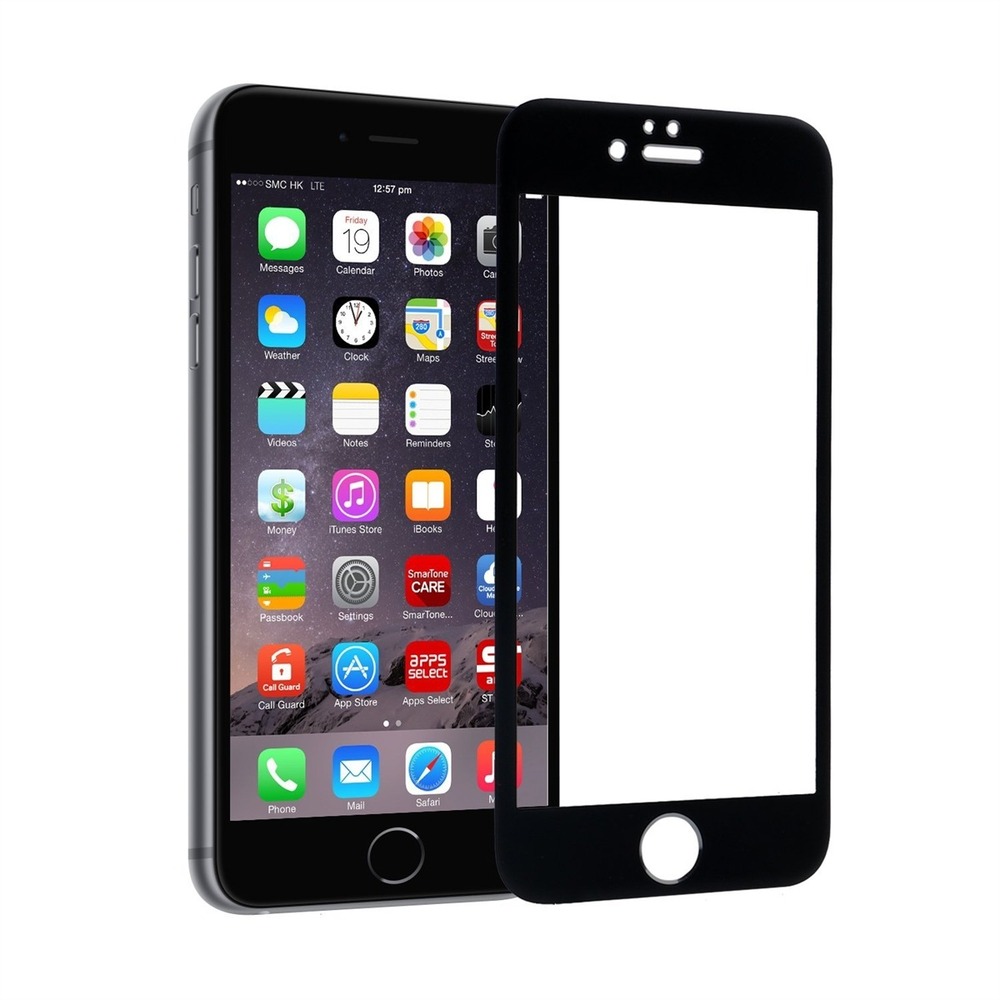 iPhone 6 6S Tam Kaplayan Full Cam Ekran Koruyucu - Kavisli ve Temperli - Darbe Çizik ve Şok Koruma