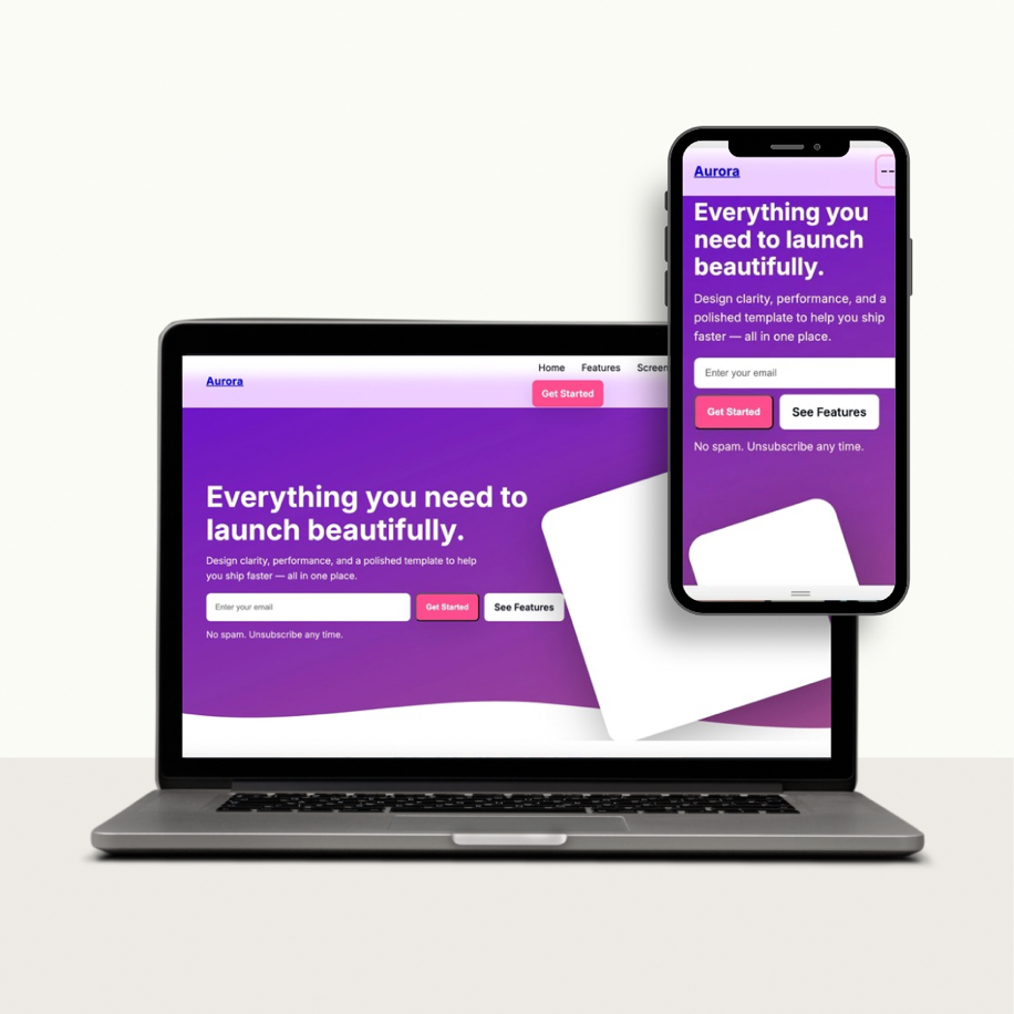Premium Landing Page