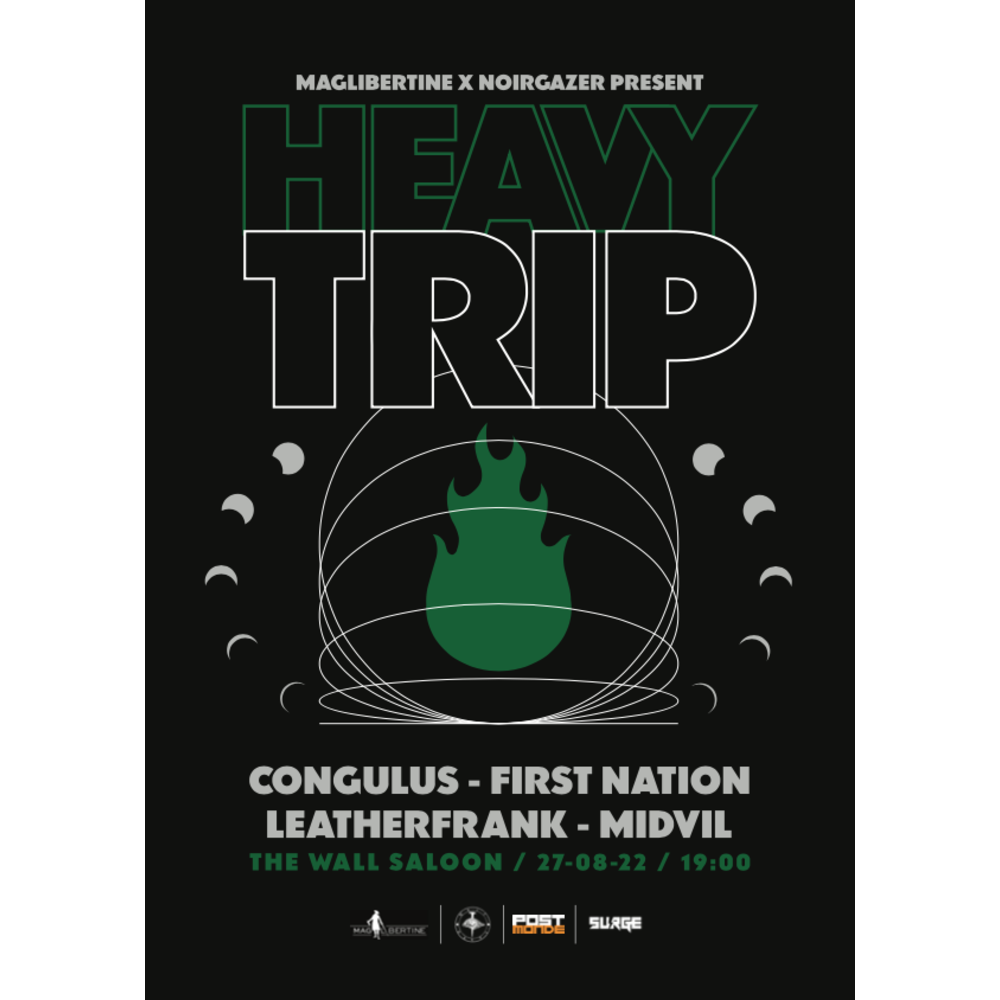 Congulus Heavy Trip Konser Serisi Afişi 50x70