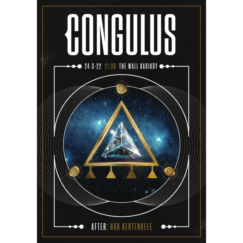 Congulus Konser Afişi 70x100