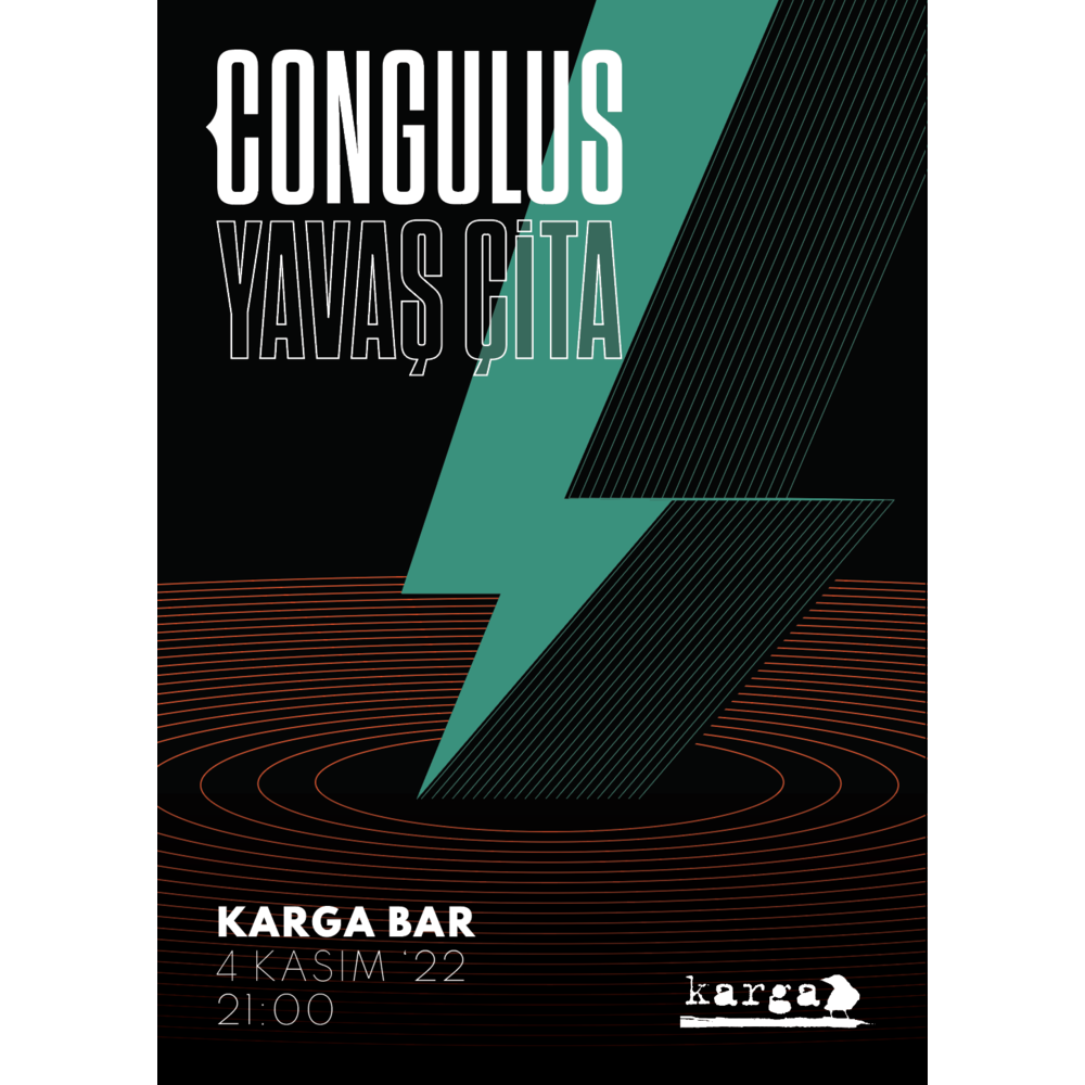 Congulus Konser Afişi 35x50