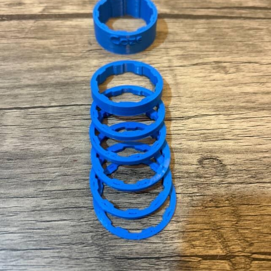 Reverse Single Speed Spacer Kit zwart zonder rondsel