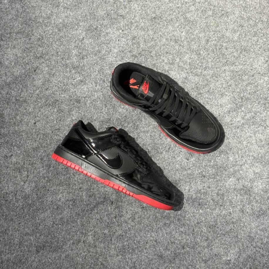 Nike Dunk Low Red Black CRNSHOES