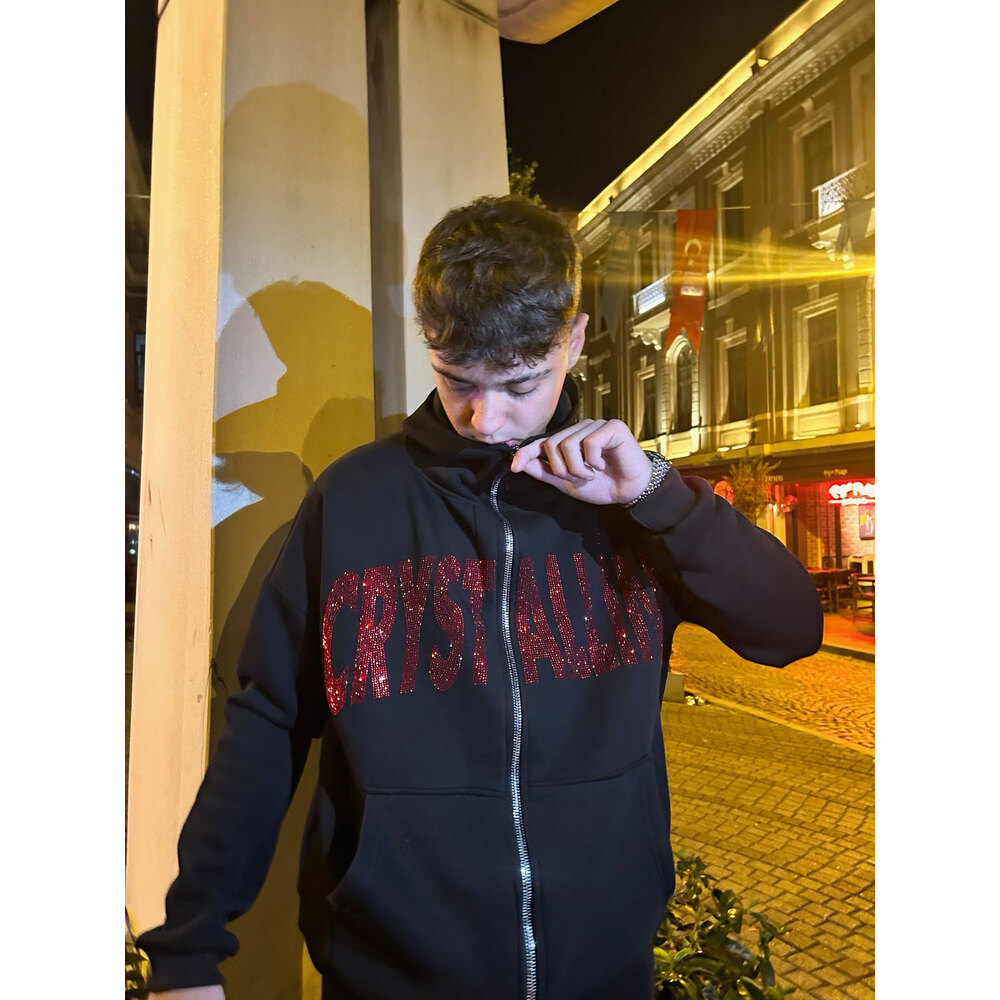 BİG CRYSTALLİNE ZİP HOODİE
