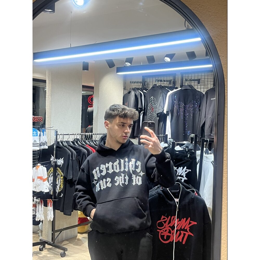 Crystalline Font Hoodie