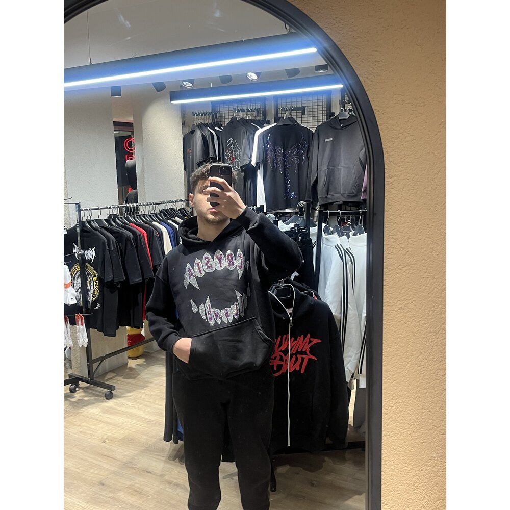 Crystalline Font Hoodie