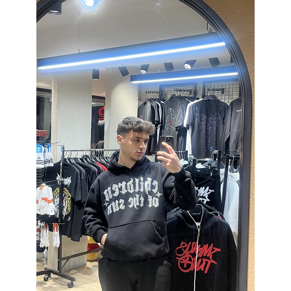 Crystalline Font Hoodie