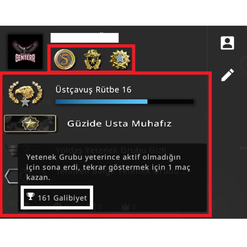 DMG 4 MADALYA 161 WİN FACEİT