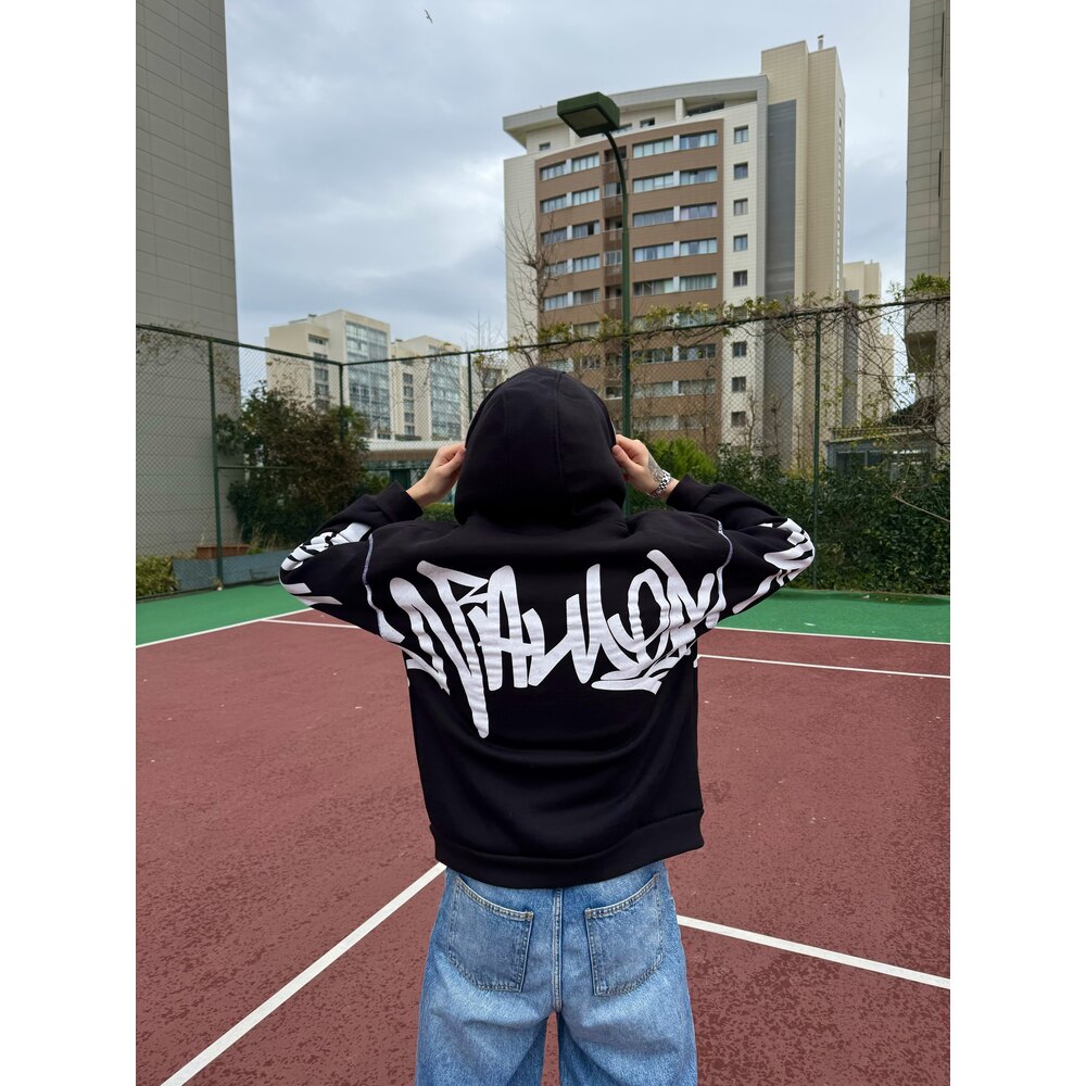 Karyoka Baskılı Full-Zip Hoodie | Cusco