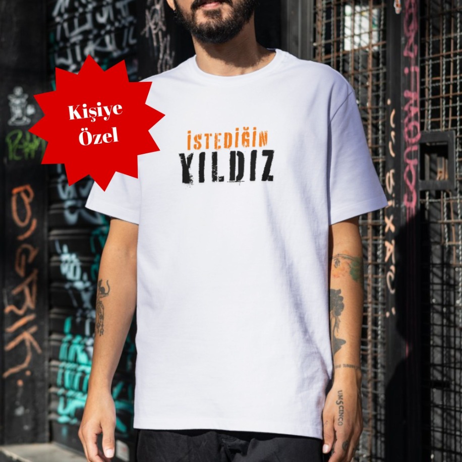 Kişiye Özel X Star Regular T-Shirt