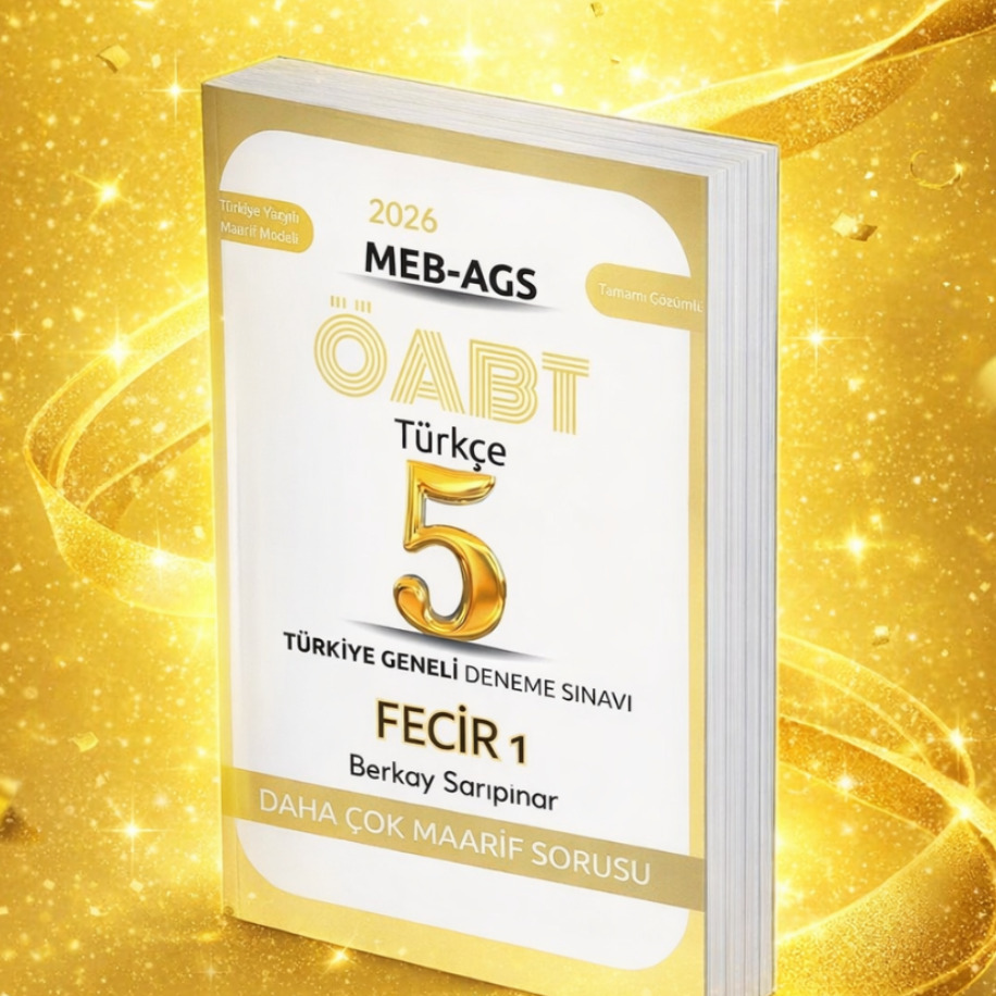 Fecir 1. Türkiye Geneli Deneme Sınavı (Türkçe ÖABT)