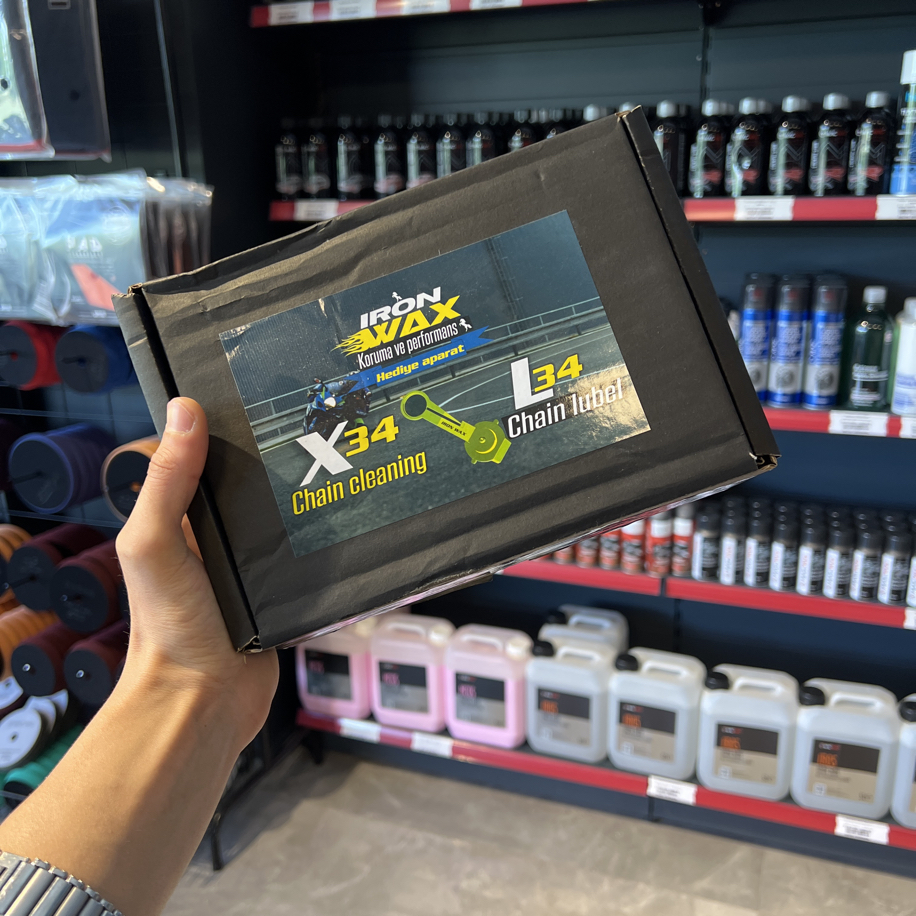 İRONWAX MOTOSİKLET ZİNCİR YAĞLAYICI VE TEMİZLEYİCİ