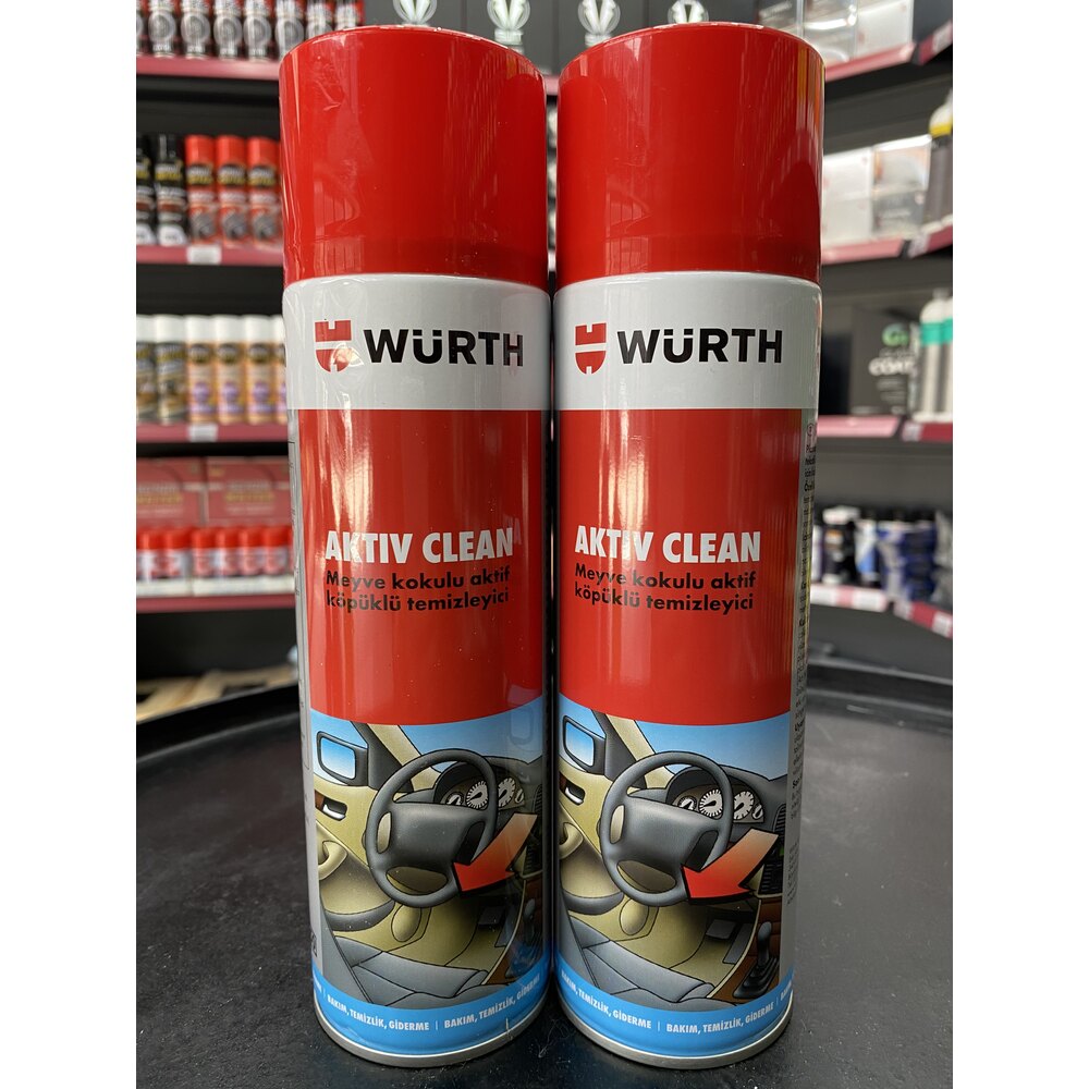 WÜRTH Aktıv Clean Araç Içi Aktif Temizleme Köpüğü