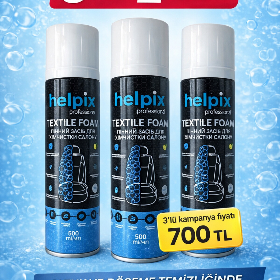 3lü KAMPANYA HELPİX KÖPÜK TEMİZLEYİCİ