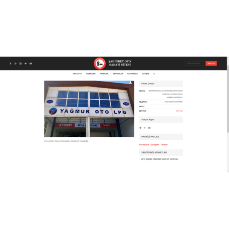 Şahinbey Mavikent Oto Sanayi Sitesi Kurumsal Üyelik