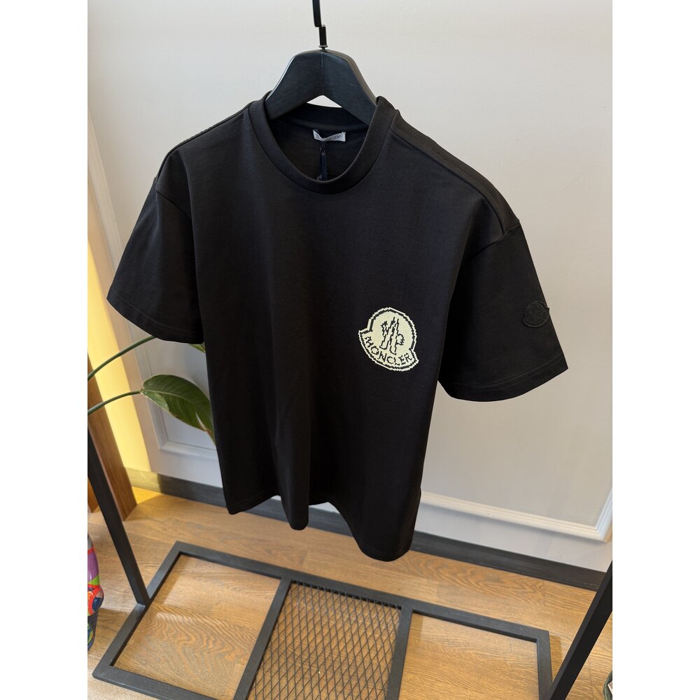 MON - Tshirt - Pixel Logo - Siyah