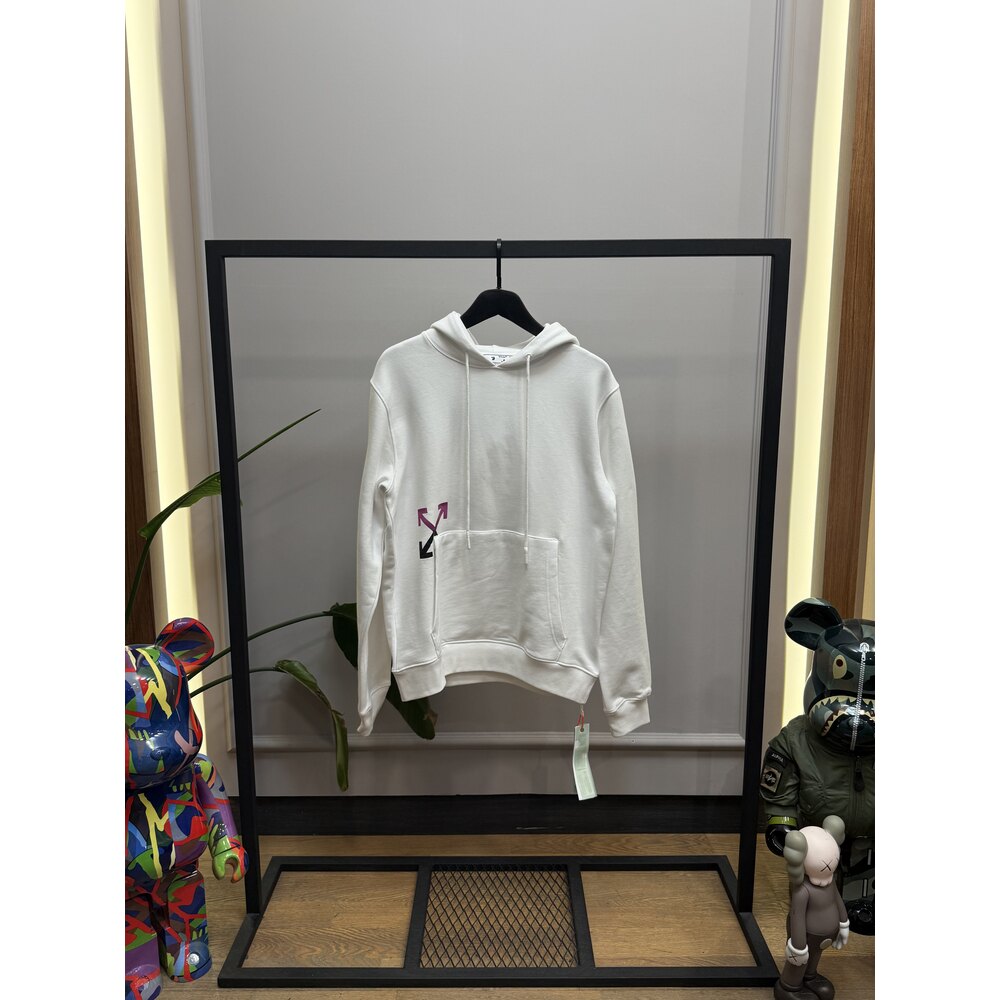 OW - Hoodie - Gradient Arrow - Beyaz 
