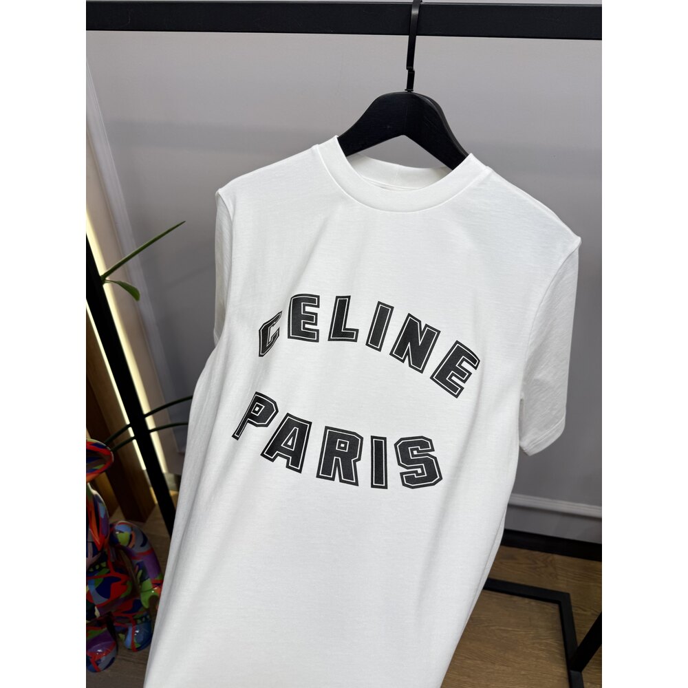 CLN - Tshirt - Paris Logo - Beyaz