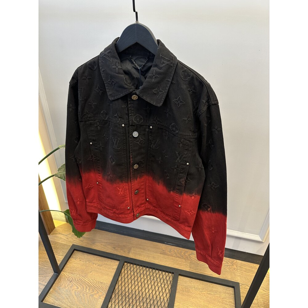 LVU - Ceket - Embroidered Denim Blouson - Kırmızı