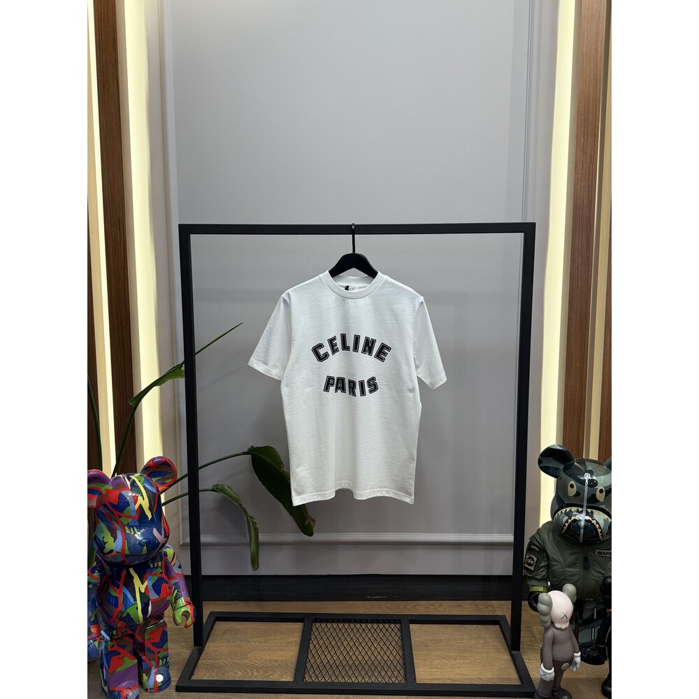 CLN - Tshirt - Paris Logo - Beyaz