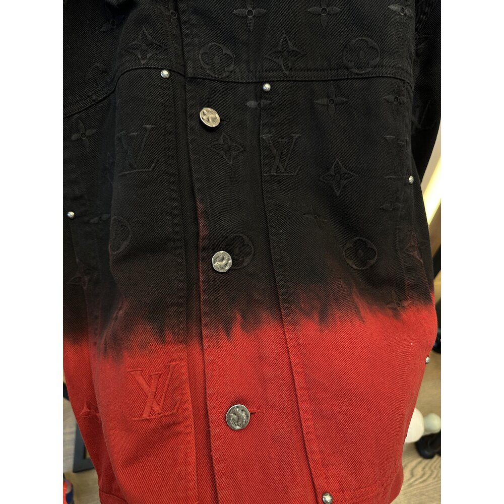 LVU - Ceket - Embroidered Denim Blouson - Kırmızı
