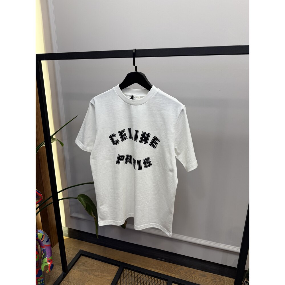 CLN - Tshirt - Paris Logo - Beyaz