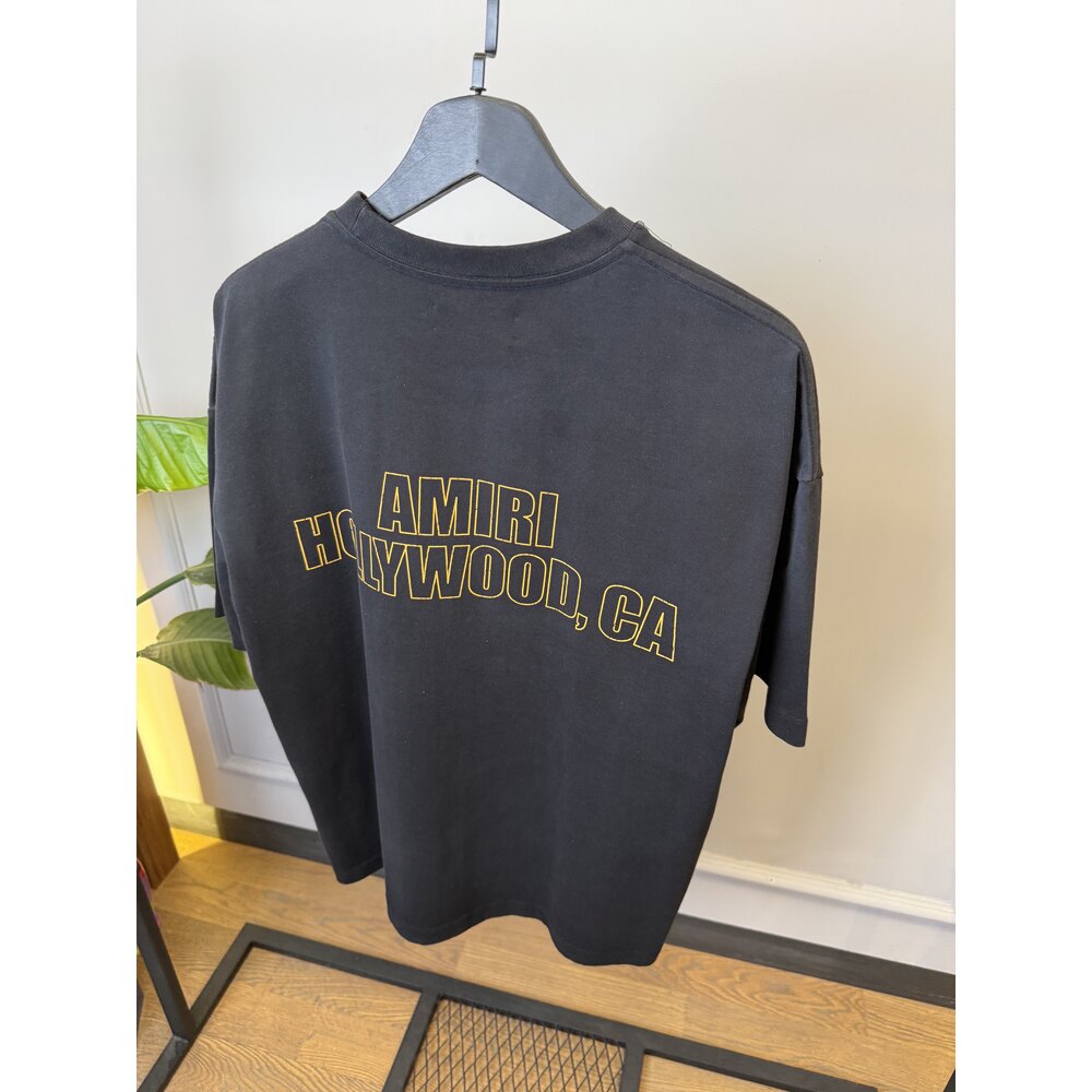 AMR - Tshirt - Vintage MA Eagle - Siyah