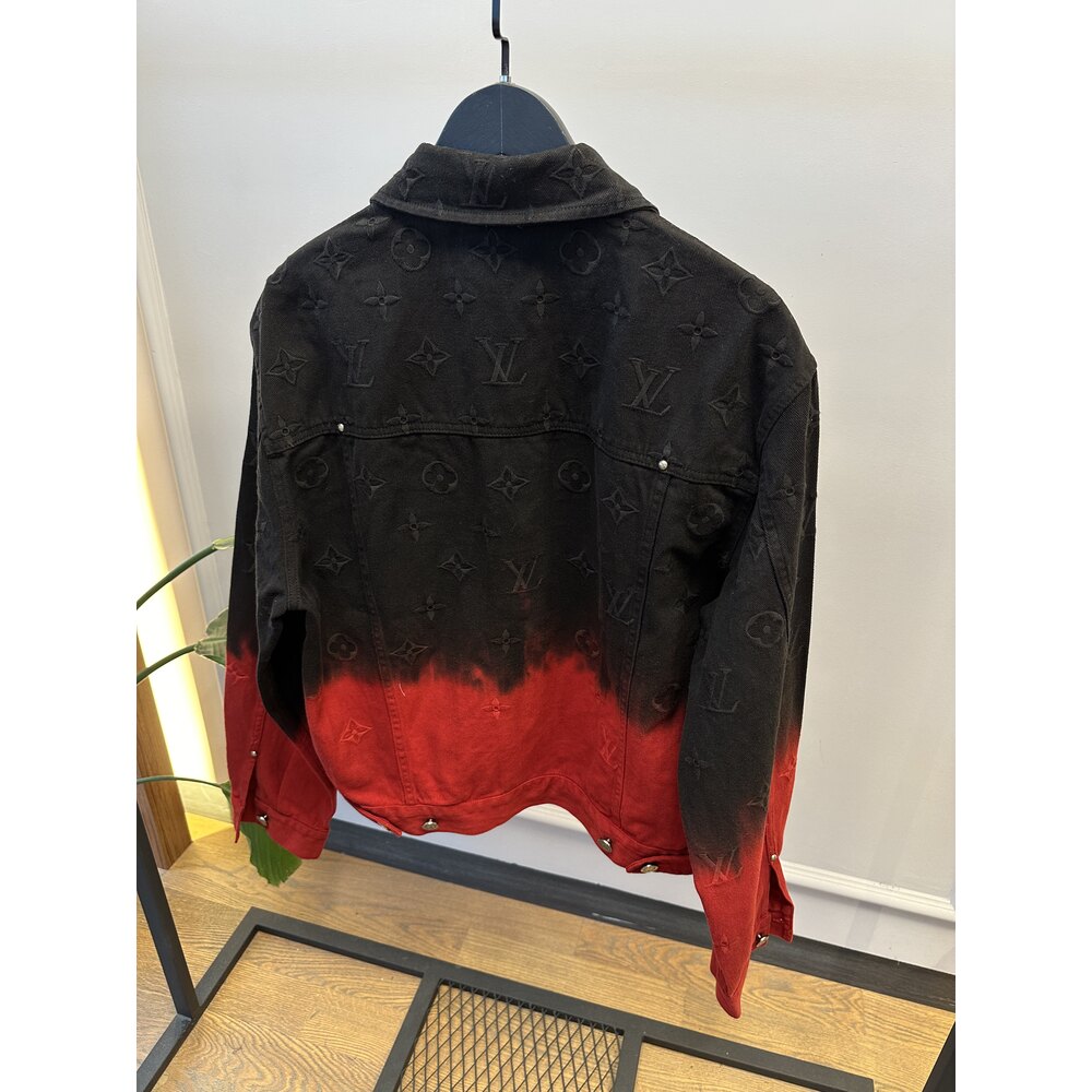 LVU - Ceket - Embroidered Denim Blouson - Kırmızı