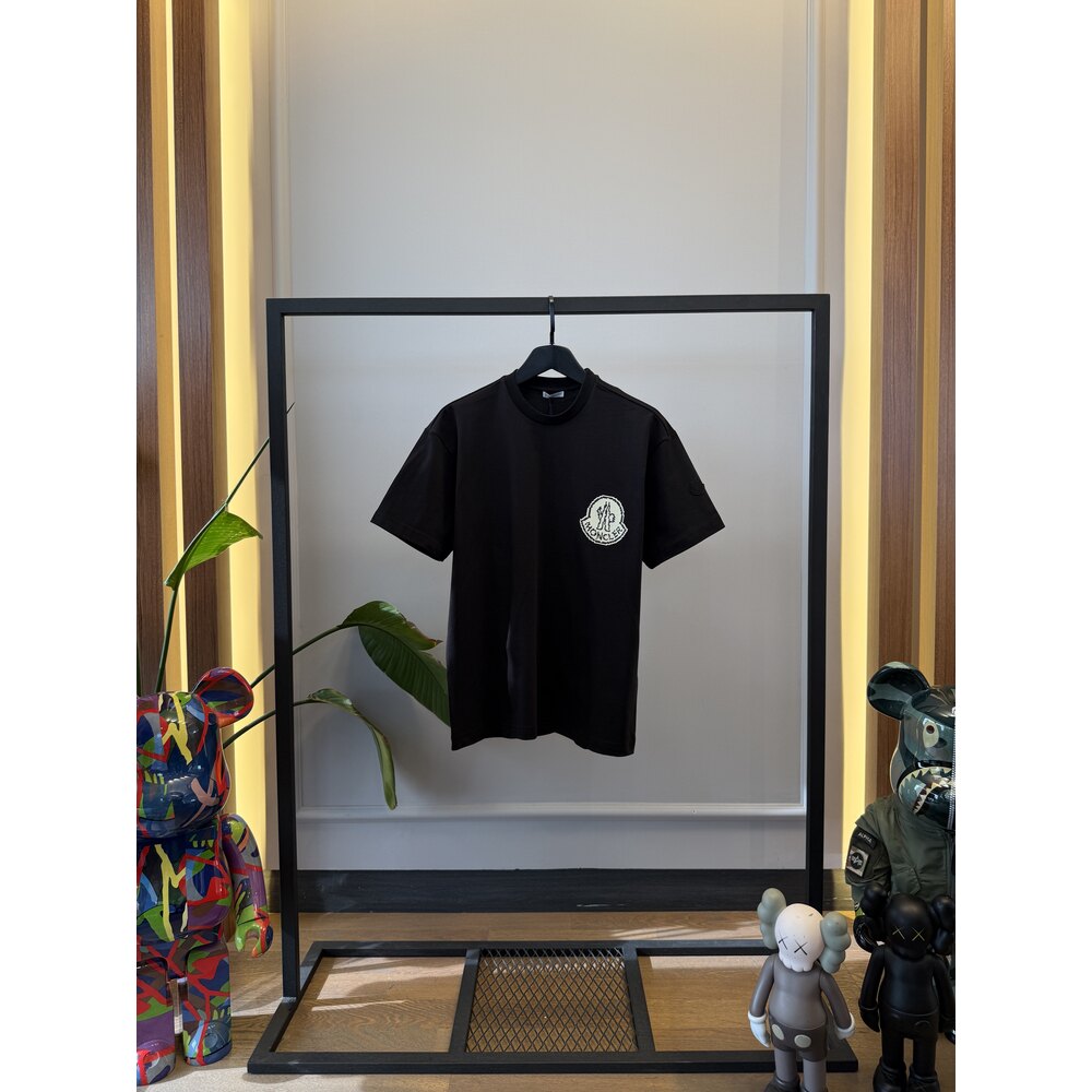 MON - Tshirt - Pixel Logo - Siyah