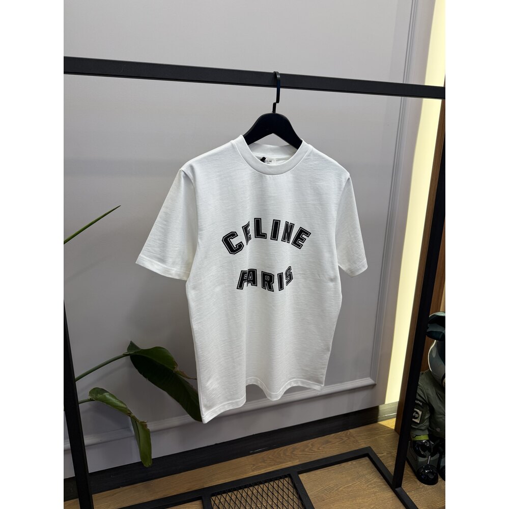 CLN - Tshirt - Paris Logo - Beyaz