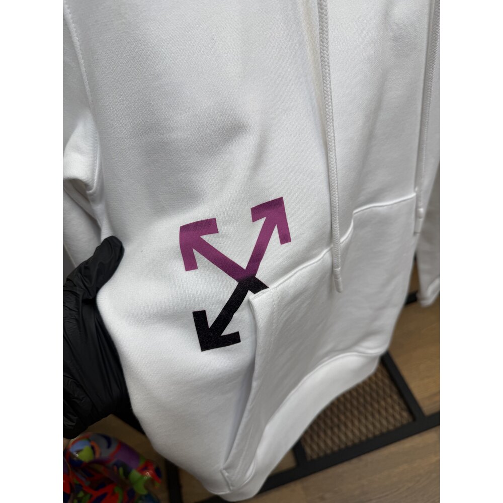 OW - Hoodie - Gradient Arrow - Beyaz 