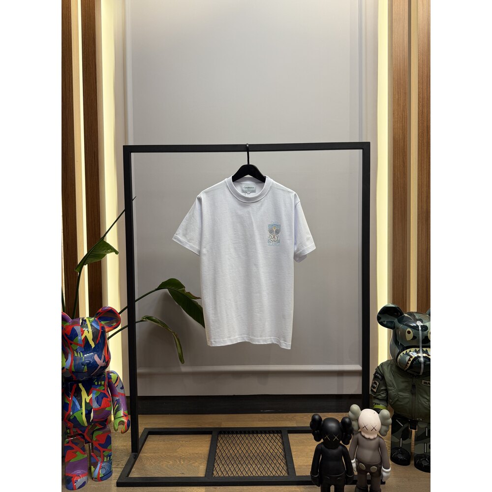 CAS - Tshirt - Tennis Pastelle - Beyaz
