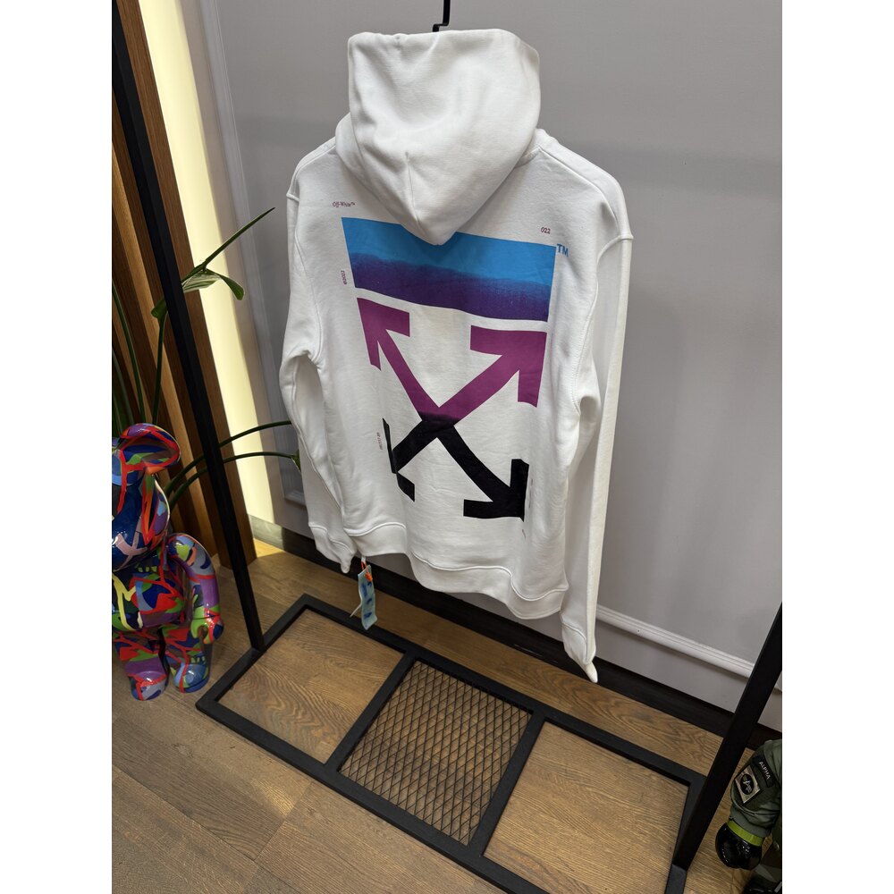 OW - Hoodie - Gradient Arrow - Beyaz 