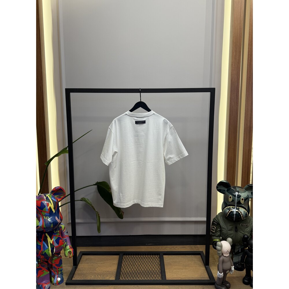 JAQ - Tshirt - Parasol Print - Beyaz 