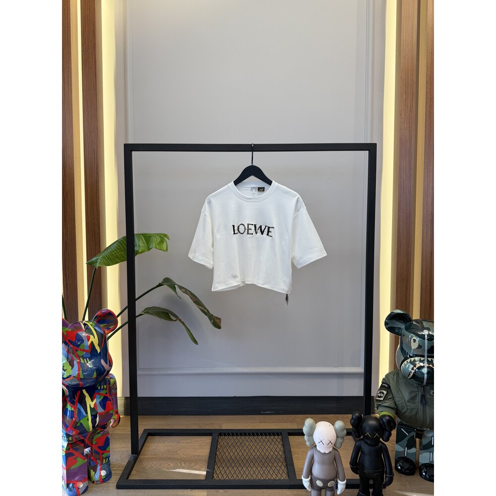 LWE - Kadın Tshirt - Cropped Blend - Beyaz