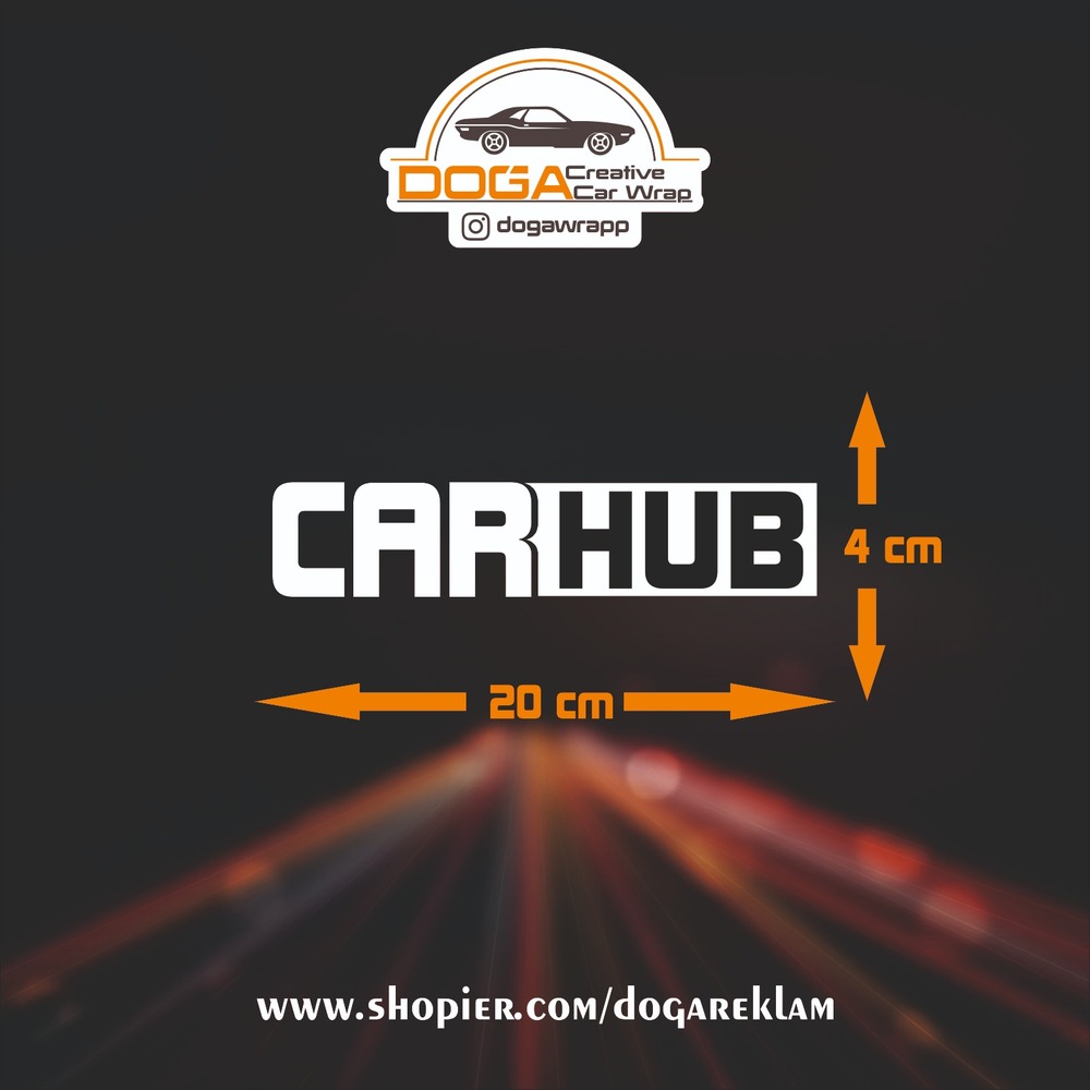 Car hub Sticker