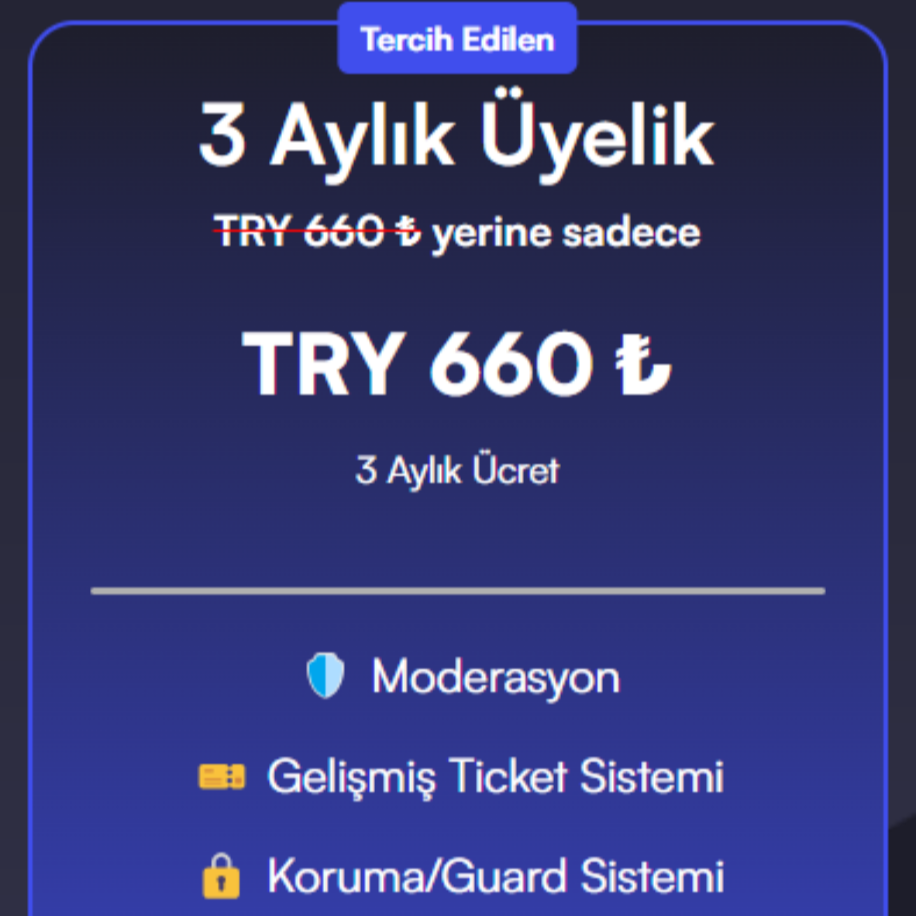 Discord Bot / 3 Aylık